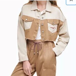 Tommy Jeans Two-tone Cropped Jacket